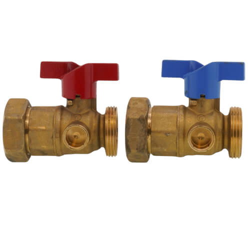 Main product image of TruFLOW Manifold Supply and Return Ball Valves, Set of 2 (Without Filter & Temp. Gauge)