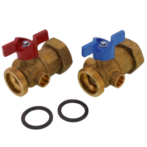 Main product image of TruFLOW Manifold Supply and Return Ball Valves, Set of 2 (Without Filter & Temp. Gauge)