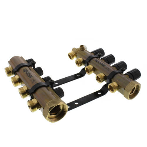 Main product image of TruFLOW Jr. Manifold Assembly with Isolation Valves & Balancing Valves, 4 Loop S&R