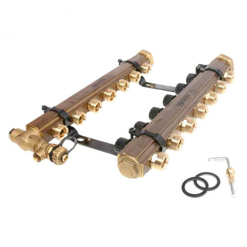 Main product image of TruFLOW Jr. Manifold Assembly with Balancing Valves & Valveless, 5 Loop S&R