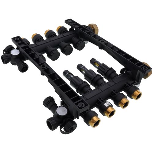 Main product image of 4-Loop EP Radiant Heat Manifold Assembly w/ Flow Meters