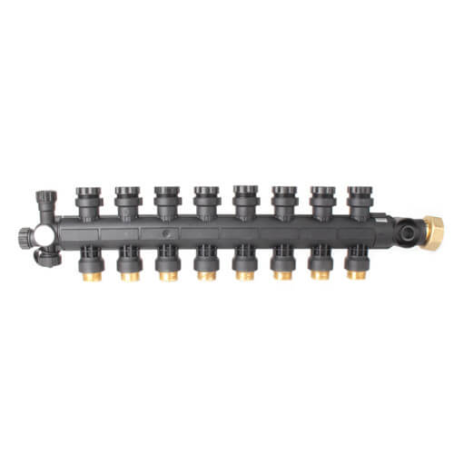 Main product image of 8-Loop EP Radiant Heat Manifold Assembly w/ Flow Meters