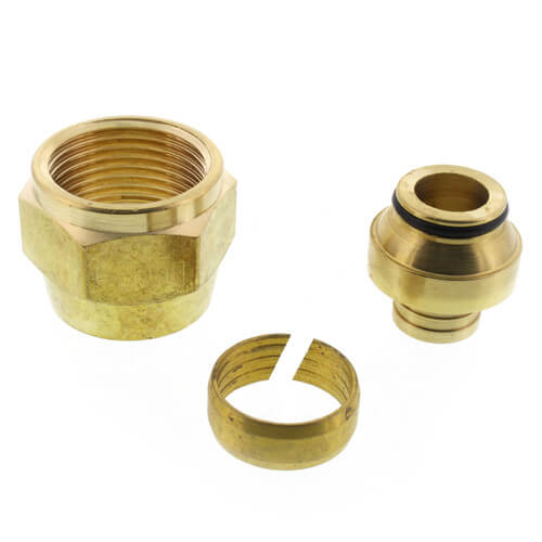 5/8" QS-style Fitting Assembly, R20 Thread