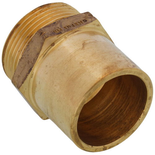 Main product image of R32 x 1-1/4" Pipe (or 1-1/2" Fitting) Copper Adapter, Straight