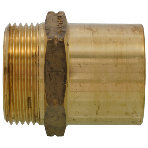 Main product image of R32 x 1-1/4" Pipe (or 1-1/2" Fitting) Copper Adapter, Straight