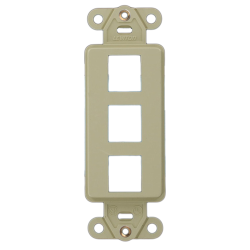 Main product image of Quickport, Decora Insert, 3-port (Ivory)