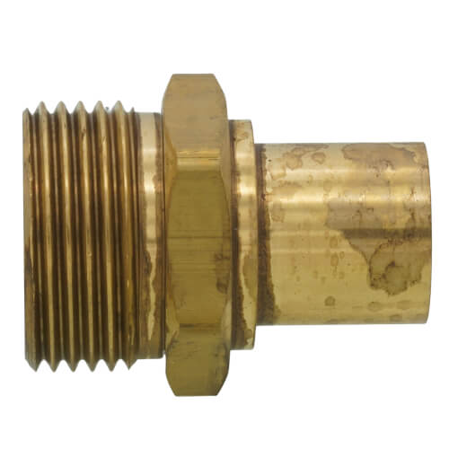 Main product image of R25 x 1" Male Copper Sweat Fitting Adapter