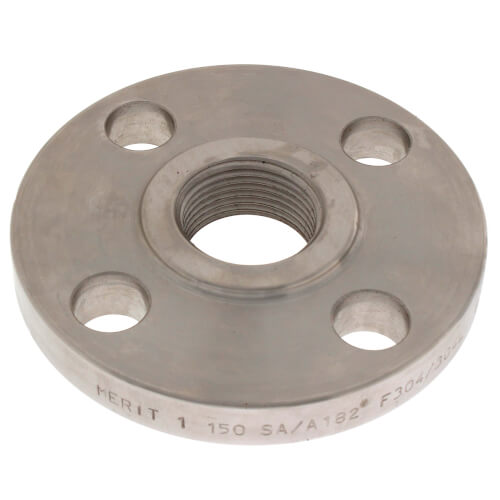 1" Stainless Steel ANSI RF Threaded Flange