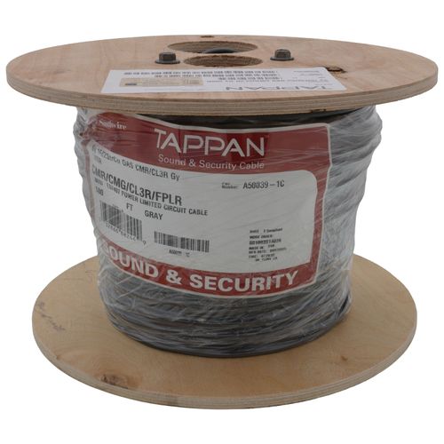 Main product image of 500 ft. - 16/2 Stranded Bare Copper CL3 Shielded Mini Split Cable (Gray)