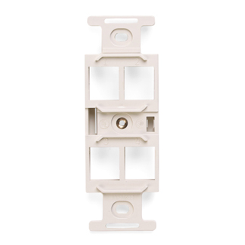 Main product image of Quickport, Duplex Type 106 Insert, 4-port (Light Almond)