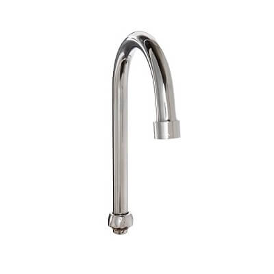 Main product image of 3-1/2" Gooseneck Neck Spout Small Nut, A55397