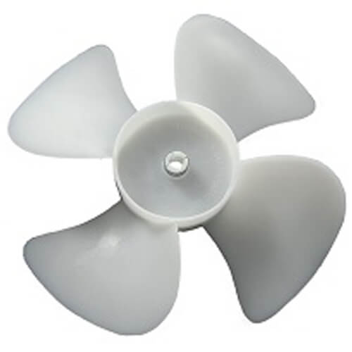 Main product image of 2-1/2" Plastic 4 Blade CW Fan Blade, 3/16" Bore