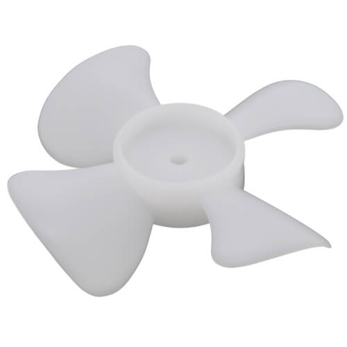 Main product image of 3-1/2" Plastic 4 Blade CCW Fan Blade, 3/16" Bore