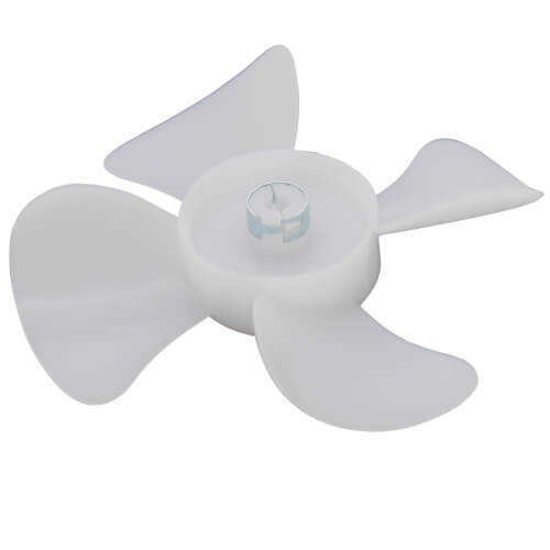 Main product image of 3-1/2" Plastic 4 Blade CCW Fan Blade, 3/16" Bore