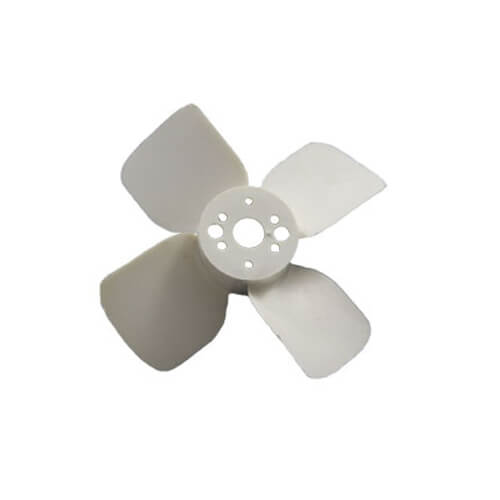Main product image of 4" Plastic 4 Blade CCW Fan Blade, Hub Bore