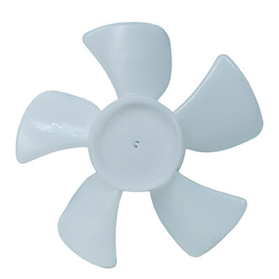 Main product image of 4" Plastic 5 Blade CW Fan Blade, 1/8" Bore