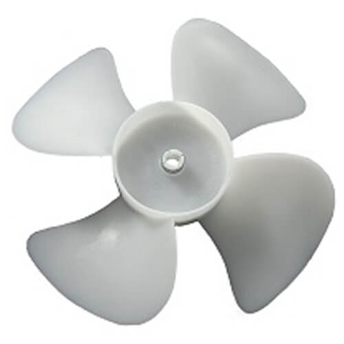 Main product image of 4" Plastic 4 Blade CW Fan Blade, 1/8" Bore