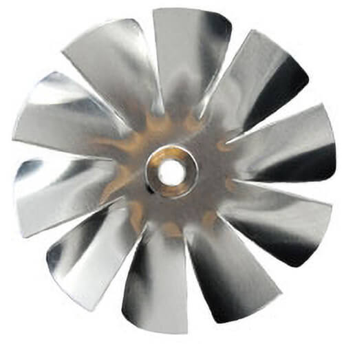 Main product image of 4-1/2" Aluminum 10 Blade CW Intake Hub Fan Blade