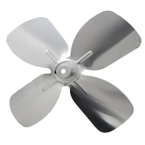 Main product image of 6" Aluminum 4 Blade, 1/4" Bore CW Intake Hub Fan Blade