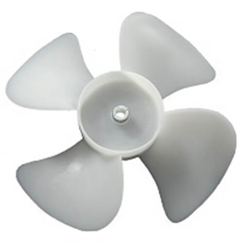 Main product image of 5-1/2" Plastic 4 Blade CCW Fan Blade, 3/16" Bore