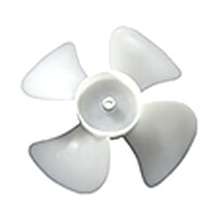 Main product image of 5-1/2" Plastic 4 Blade CW Fan Blade, 3/16" Bore