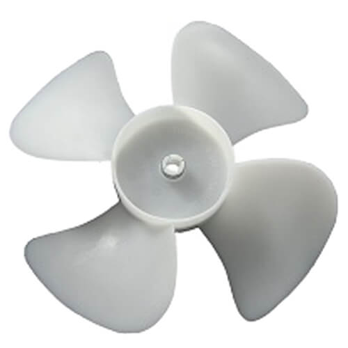Main product image of 6" Plastic 4 Blade CW Fan Blade, 1/4" Bore