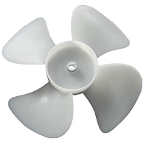 Main product image of 6" Plastic 4 Blade CW Fan Blade, 5/16" Bore