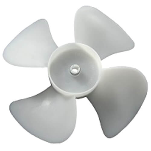 Main product image of 6" Plastic 4 Blade CCW Fan Blade, 1/4" Bore
