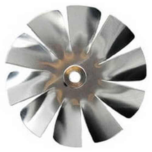 Main product image of 3" Aluminum 10 Blade CW Intake Hub Fan Blade
