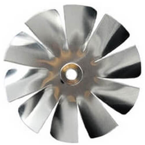 Main product image of 3-1/2" Aluminum 10 Blade CW Intake Hub Fan Blade