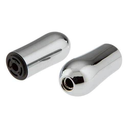Main product image of Chrome Metal Lever Handle Accent Set for Roman Tub Faucet Handle (Pack of 2), A64-DELTA