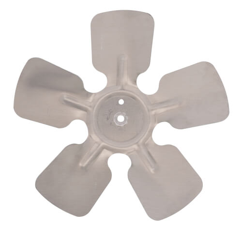 Main product image of 8" Aluminum 5 Blade CCW Fan Blade, 1/4" Bore (w/ Hub)