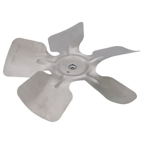 Main product image of 9" Aluminum 5 Blade CCW Fan Blade, 1/4" Bore (w/ Hub)