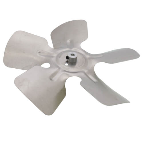 Main product image of 9" Aluminum 5 Blade CCW Fan Blade, 1/4" Bore (w/ Hub)