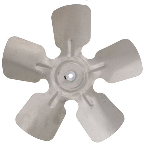Main product image of 9" Aluminum 5 Blade CCW Fan Blade, 1/4" Bore (w/ Hub)