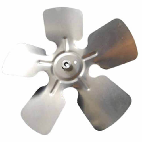 Main product image of 9" Aluminum 5 Blade CW Fan Blade, 5/16" Bore (w/ Hub)