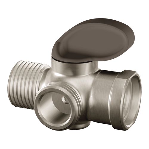 Main product image of Brushed Nickel Shower Arm Diverter (2.5"l X 2"w X 3"h), A720BN