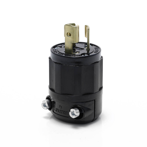 Main product image of Locking Plug, 15A, 277V All Black