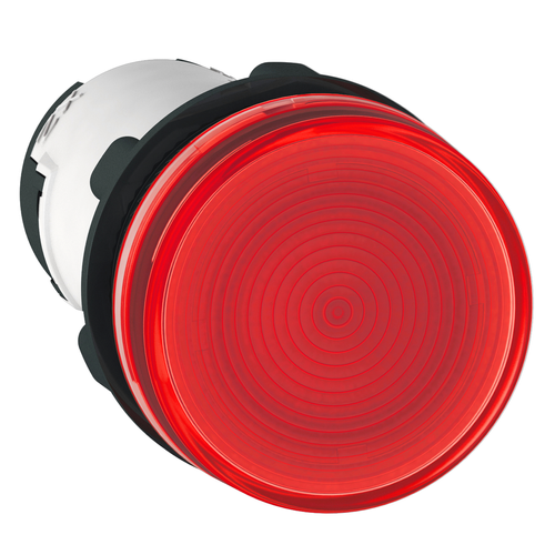 Main product image of Harmony XB7 Monolithic Pilot Light w/ Plain Lens for BA9s Bulbs - Red (250V)