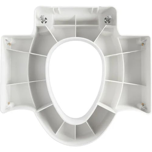 Main product image of Independence Rise Elongated/Round Plastic 4.5" Raised Toilet Seat, Support Arms, Dual Lock (White)