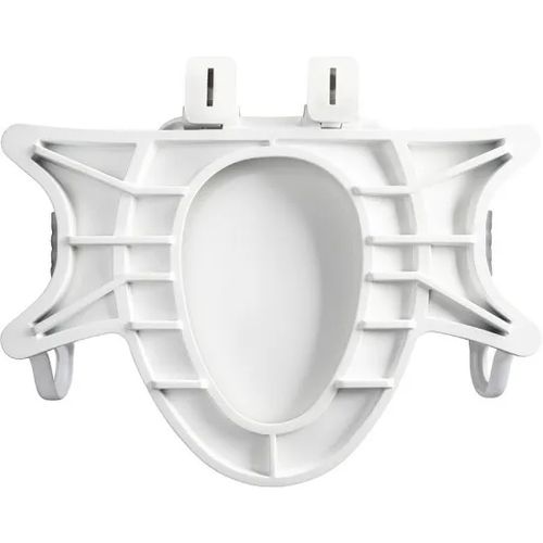 Main product image of Independence Assist Standard Height Premium Elongated/Round Plastic Toilet Seat, Support Arms (White)