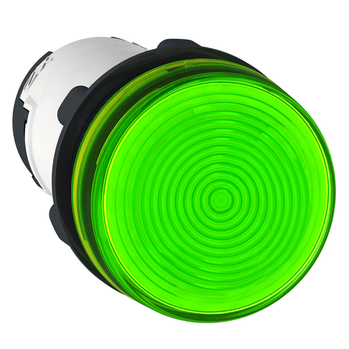 Main product image of Harmony XB7 Monolithic Pilot Light w/ Plain Lens for BA9s Bulbs - Green (250V)