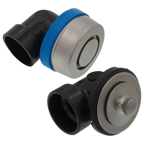 Main product image of True Blue ABS Half Kit w/ Uni-Lift Stopper, Test Kit & Finished Drain Spud (Brushed Nickel)