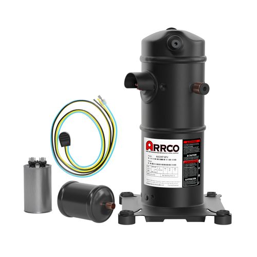 Main product image of 1 PH, R-410A Remanufactured Scroll Compressor Kit w/ Fittings, 25000 BTU (208/230V)