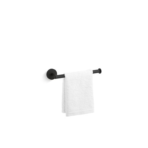 Main product image of Elate 9" Towel Arm (Matte Black), K-27291-BL