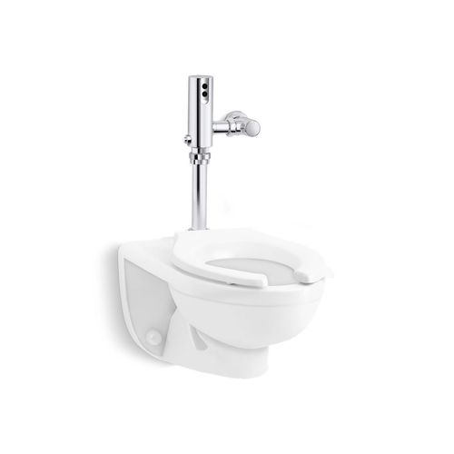 Main product image of Kingston Ultra Antimicrobial Toilet w/ Mach Tripoint Touchless 1.28 Gpf Hes-Powered Flushometer, K-PR84325-T4HS-NA