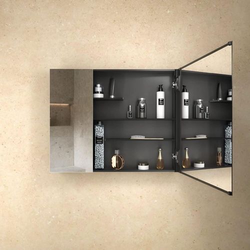 Main product image of Maxstow 30" W x 24" H Two-Door Medicine Cabinet with Mirrored Doors, K-81146-DA1