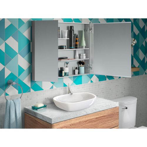 Main product image of Maxstow 30" W x 24" H Two-Door Medicine Cabinet with Mirrored Doors, K-81146-DA1