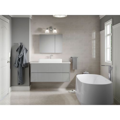 Main product image of Maxstow 30" W x 24" H Two-Door Medicine Cabinet with Mirrored Doors, K-81146-DA1