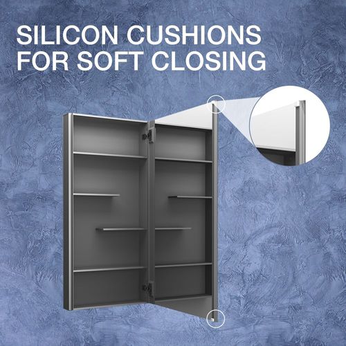 Main product image of Maxstow 20" W x 40" H Single-Door Medicine Cabinet with Mirrored Door